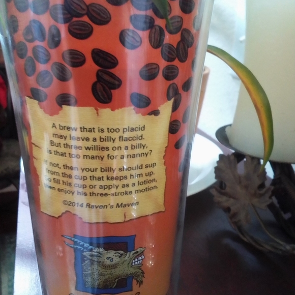 Three Peckered Billy Goat  Thermal Cup - Picture 2 of 4